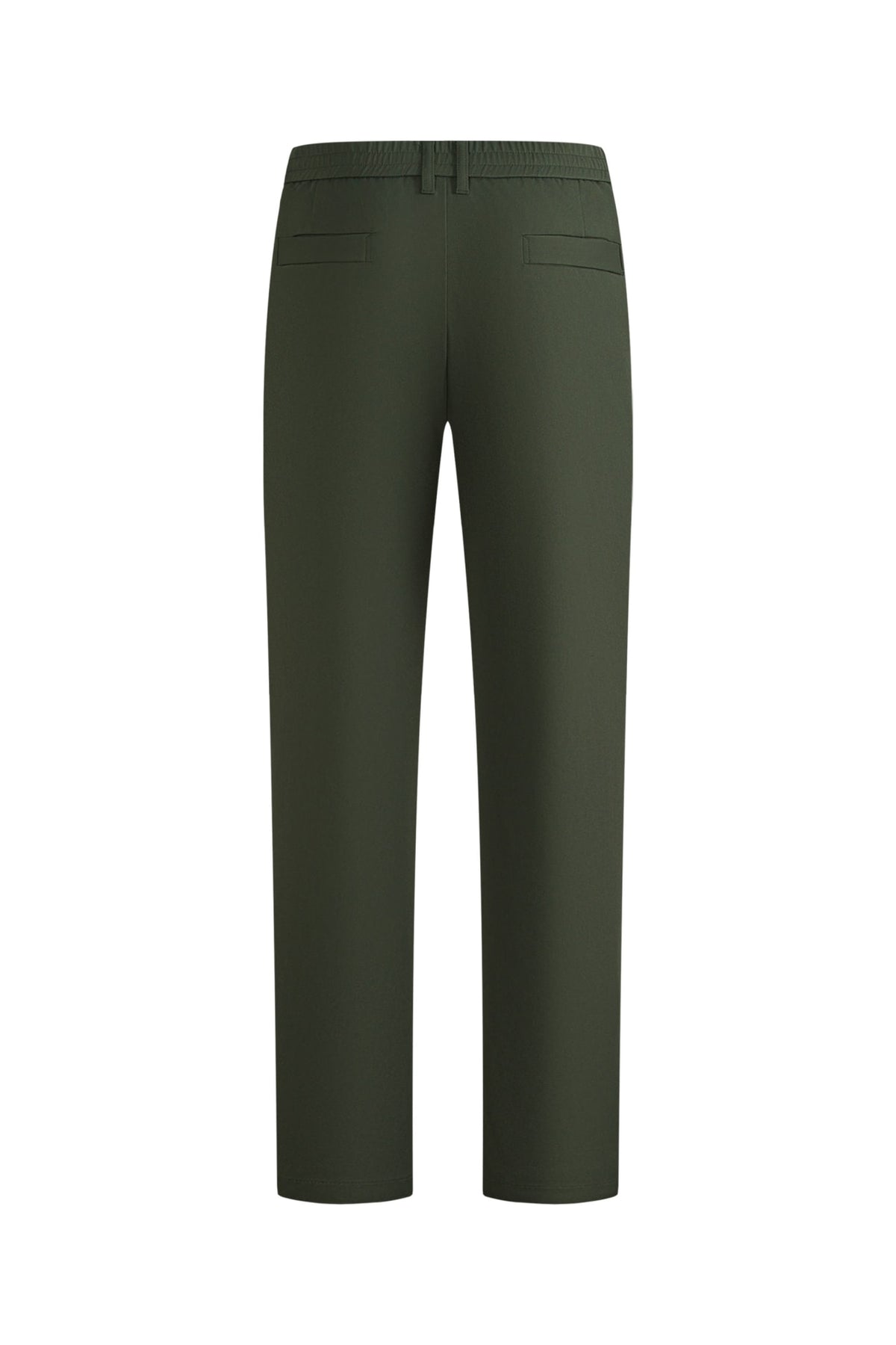 Poly Twill Smart Tapered Fit Casual Pants