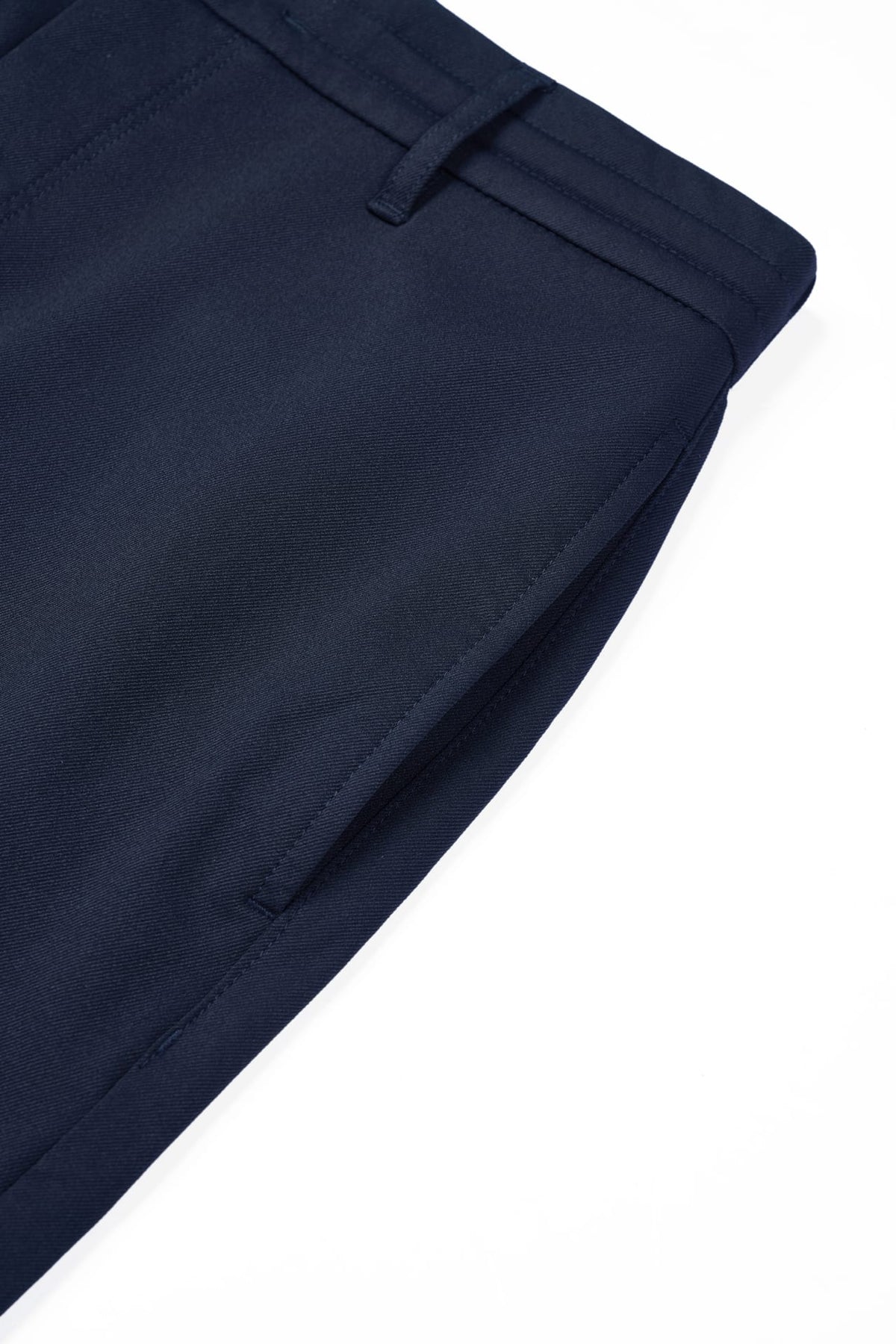 Poly Twill Smart Tapered Fit Casual Pants