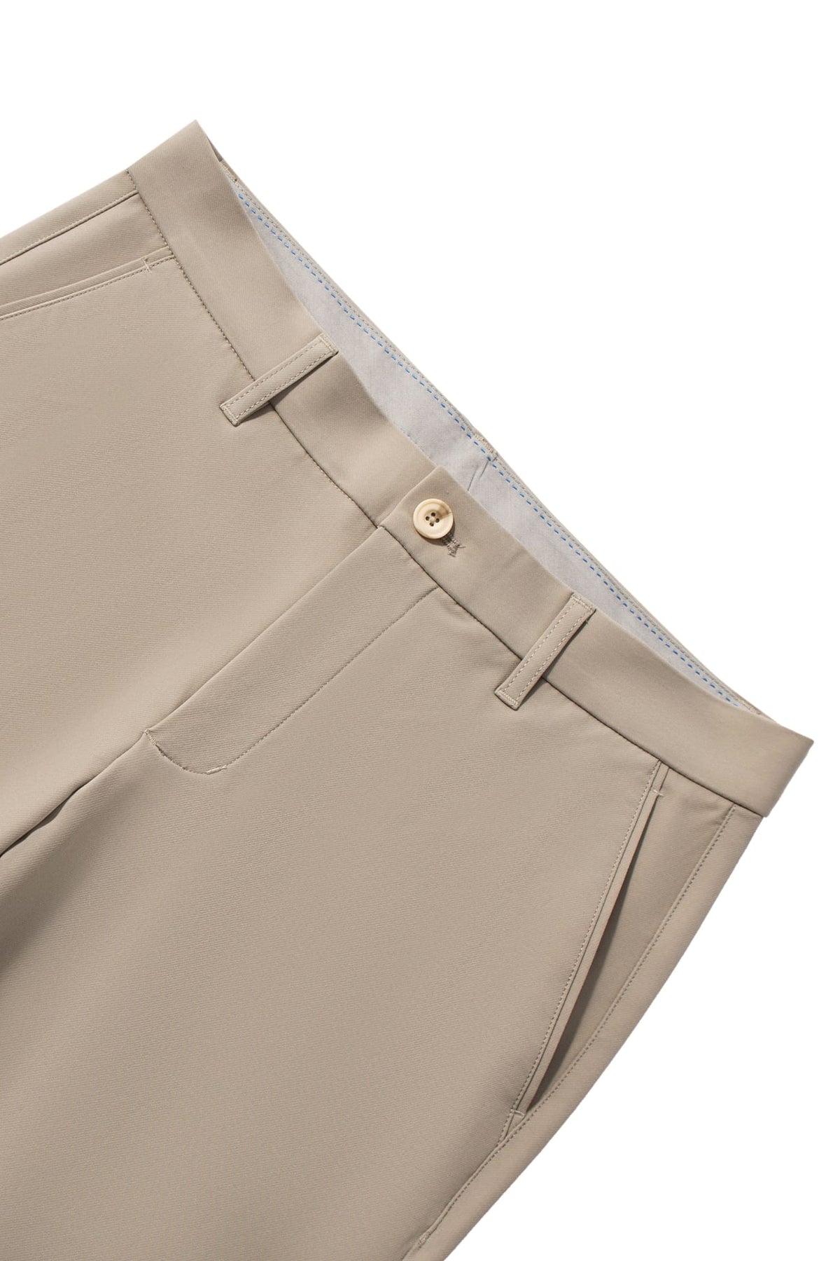 Multi-Way Stretch Nylon Twill Extra Slim Fit Casual Pants
