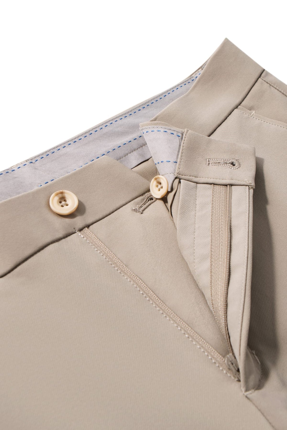 Multi-Way Stretch Nylon Twill Extra Slim Fit Casual Pants