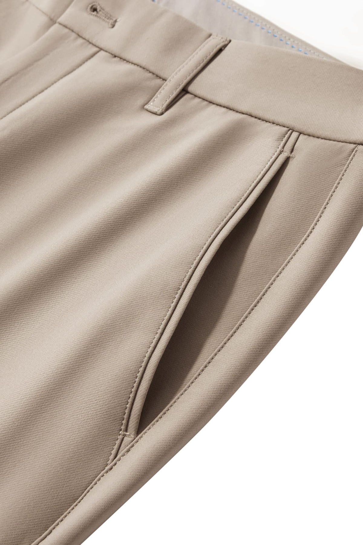 Multi-Way Stretch Nylon Twill Extra Slim Fit Casual Pants
