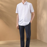 Multi-Way Stretch Nylon Twill Extra Slim Fit Casual Pants
