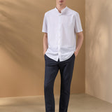 Multi-Way Stretch Nylon Twill Extra Slim Fit Casual Pants