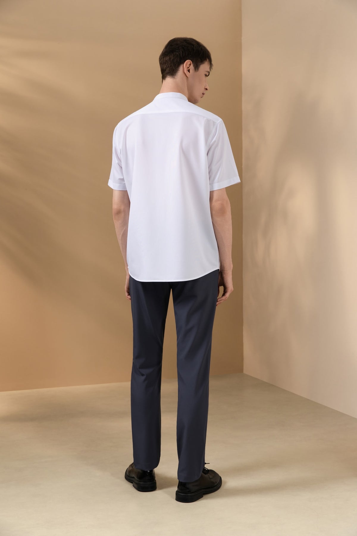 Multi-Way Stretch Nylon Twill Extra Slim Fit Casual Pants