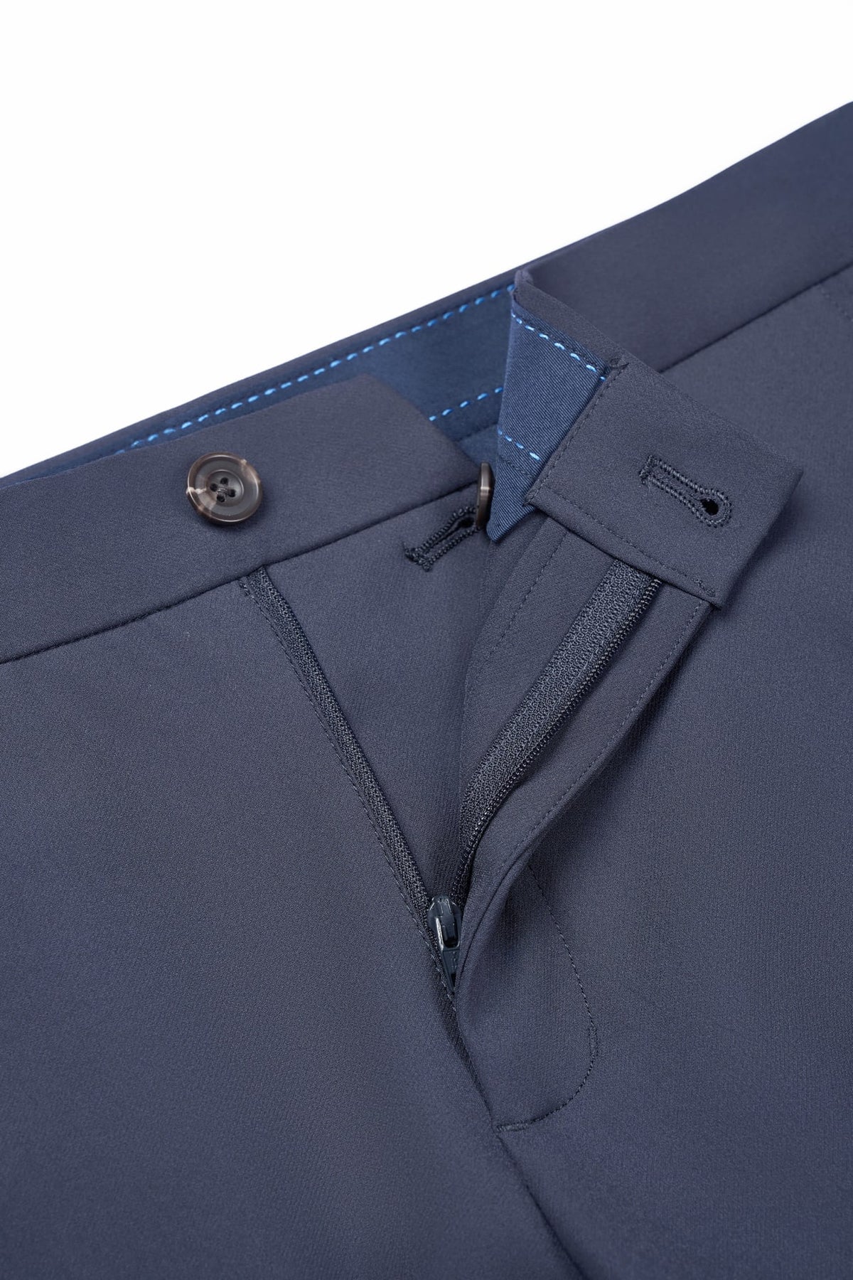 Multi-Way Stretch Nylon Twill Extra Slim Fit Casual Pants