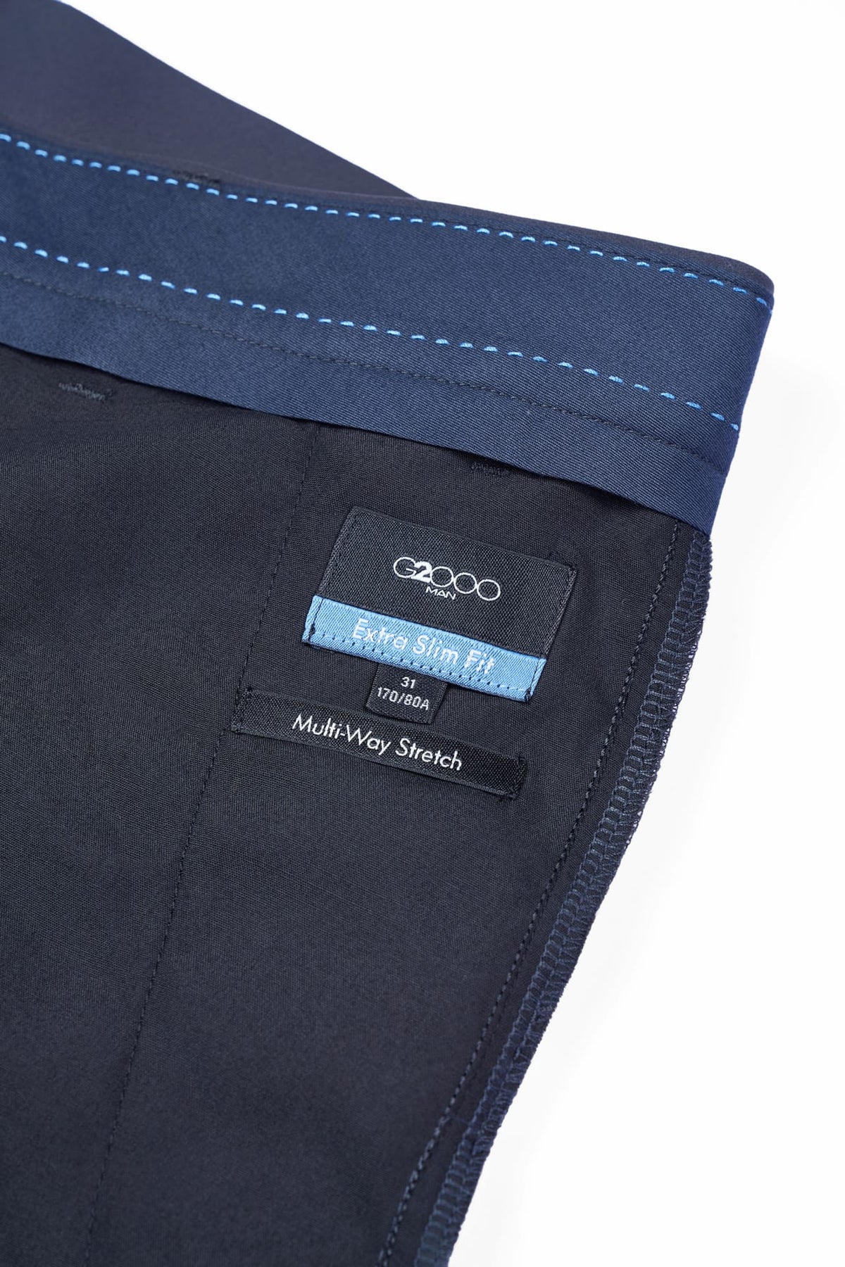 Multi-Way Stretch Nylon Twill Extra Slim Fit Casual Pants