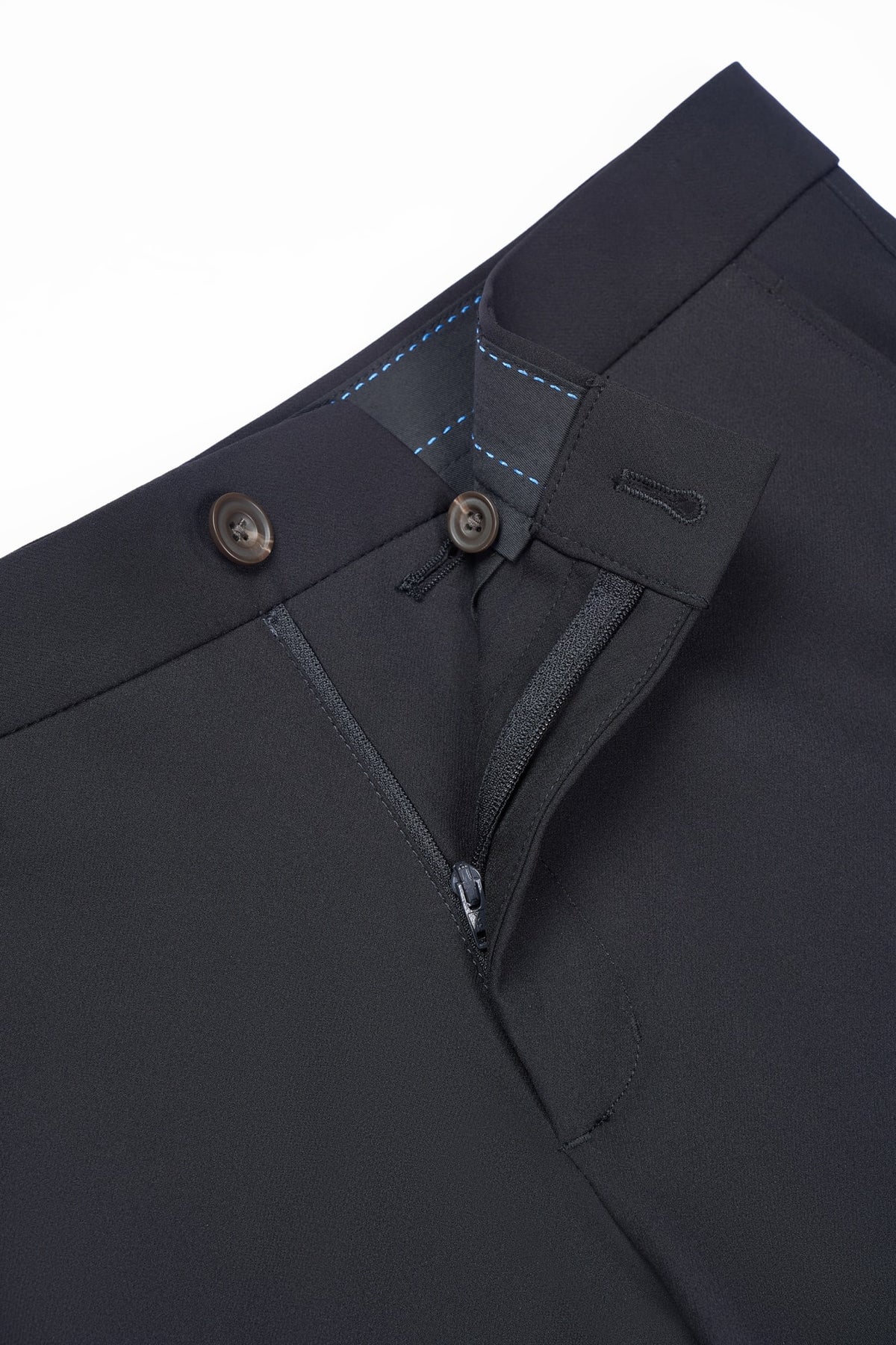 Multi-Way Stretch Nylon Twill Extra Slim Fit Casual Pants
