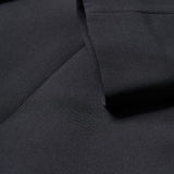 Poly Cavalry Twill Slim Fit Suit Blazer with Detachable Brooch