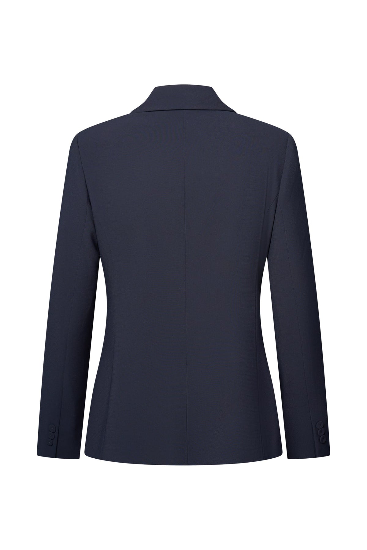 Multi-Way Stretch Poly Crepe Comfort Fit Suit Blazer with Scarf
