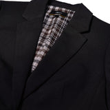 Poly Ottoman Comfort Fit Suit Blazer with Detachable Inner Placket