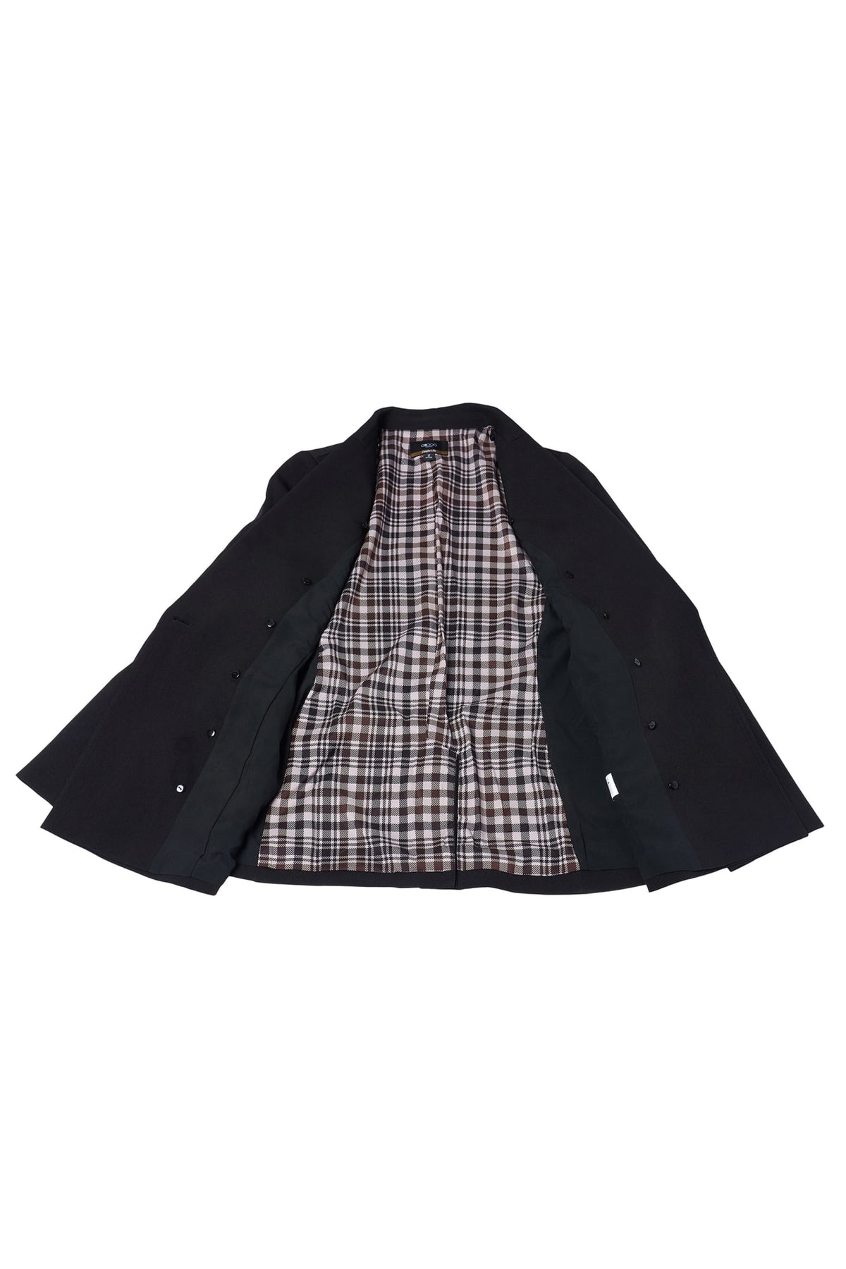 Poly Ottoman Comfort Fit Suit Blazer with Detachable Inner Placket