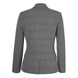 Poly Rayon Plaid Slim Fit Suit Blazer