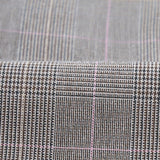 Poly Rayon Plaid Slim Fit Suit Blazer