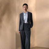Poly Rayon Plaid Slim Fit Suit Blazer