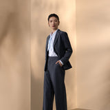 Poly Rayon Plaid Slim Fit Suit Blazer
