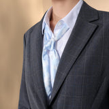 Poly Rayon Plaid Slim Fit Suit Blazer