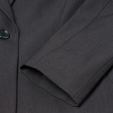Poly Rayon Twill Easy Fit Suit Blazer with Detachable Brooch