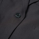 Poly Rayon Twill Easy Fit Suit Blazer with Detachable Brooch