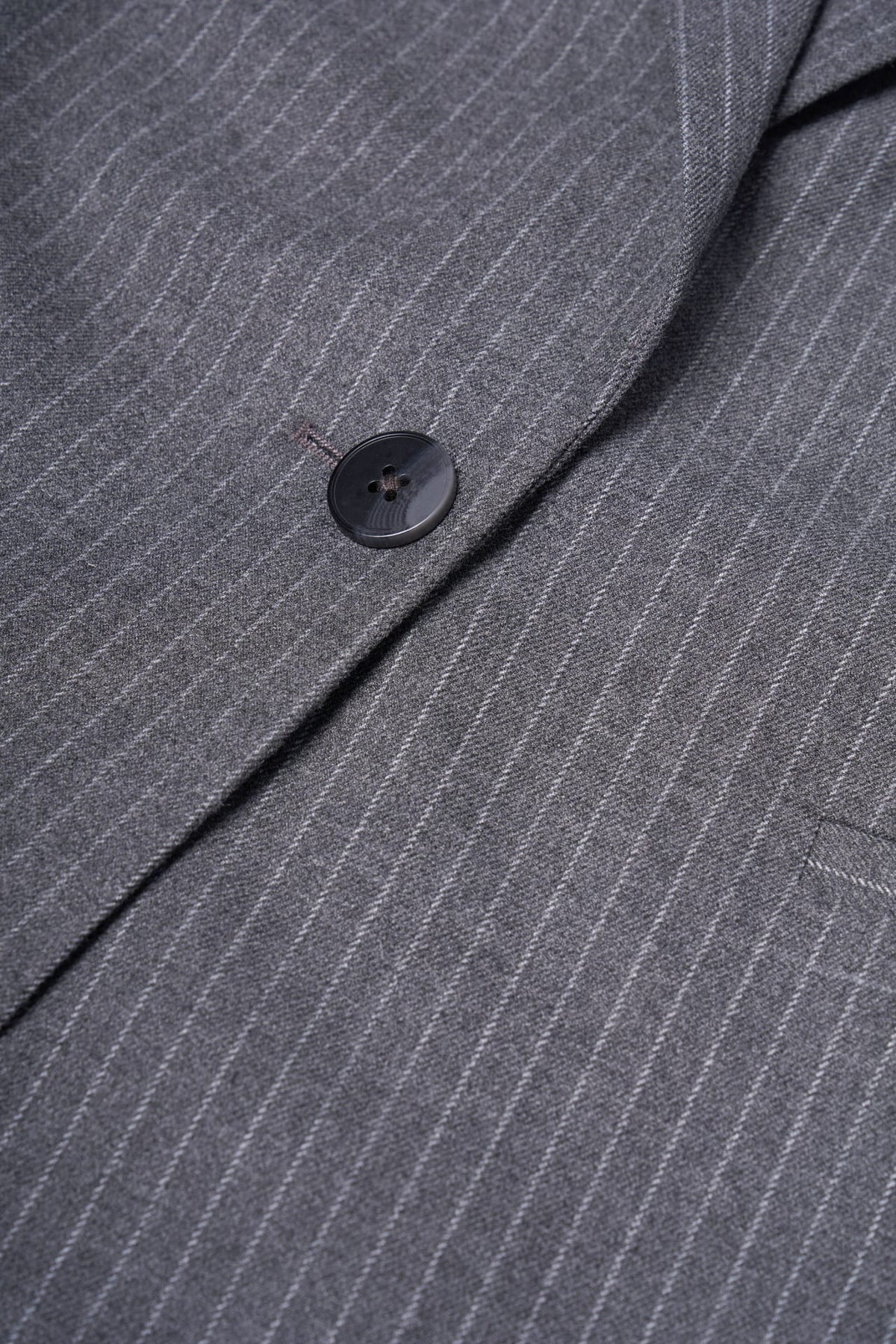 Poly Rayon Stripe Relax Fit Suit Blazer
