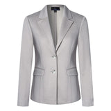Poly Rayon Pique Slim Fit Casual Blazer