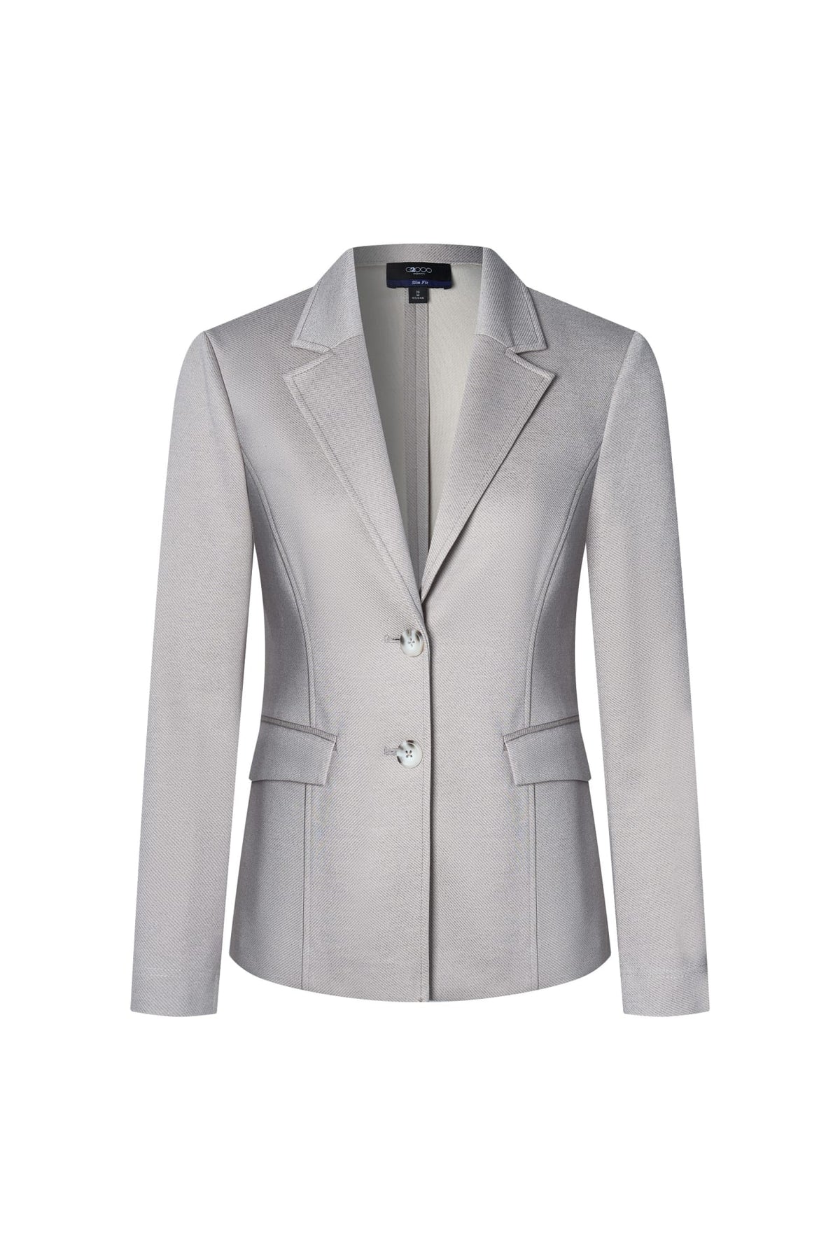 Poly Rayon Pique Slim Fit Casual Blazer