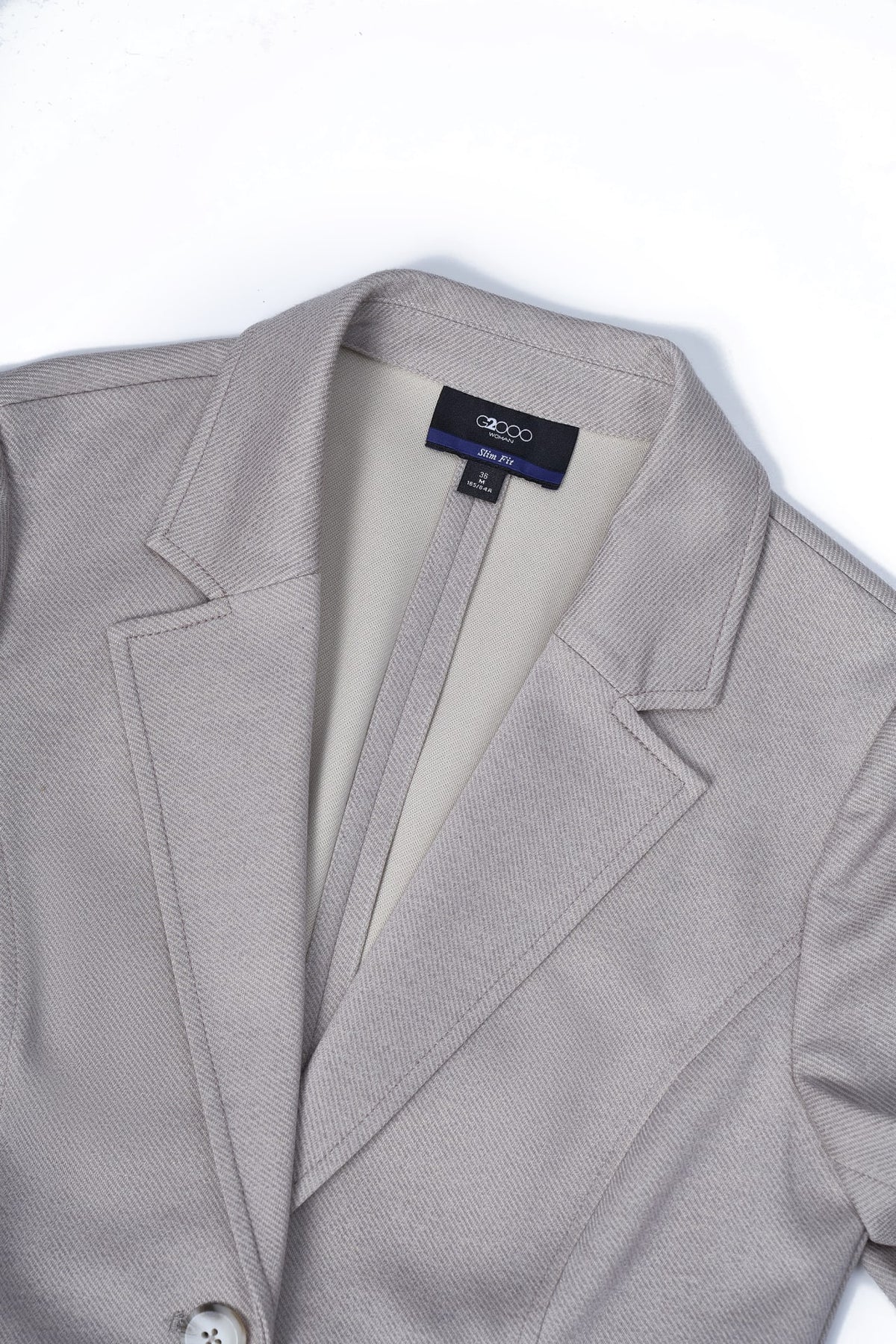 Poly Rayon Pique Slim Fit Casual Blazer