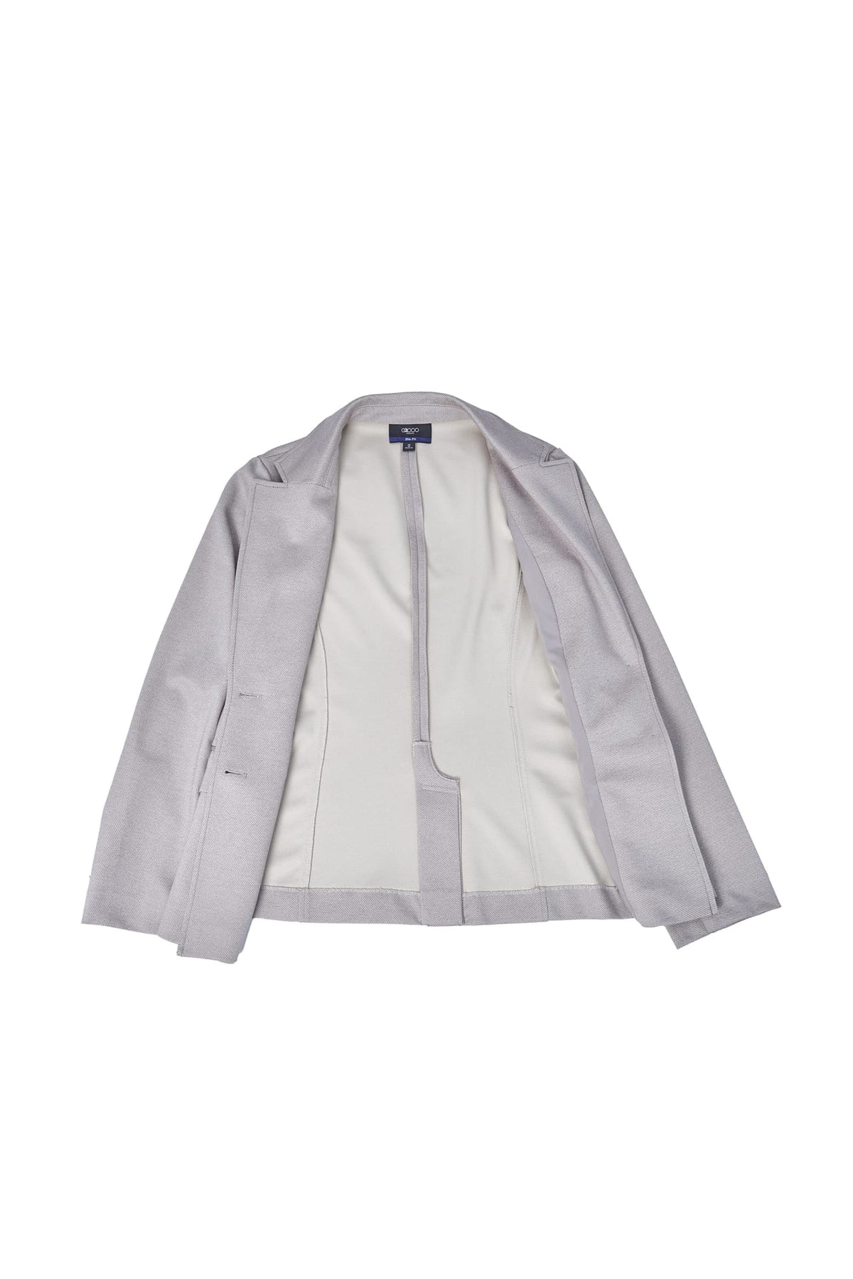 Poly Rayon Pique Slim Fit Casual Blazer