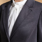 Poly Rayon Pique Slim Fit Casual Blazer