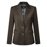 Wool Blend 2-Tone Comfort Fit Suit Blazer