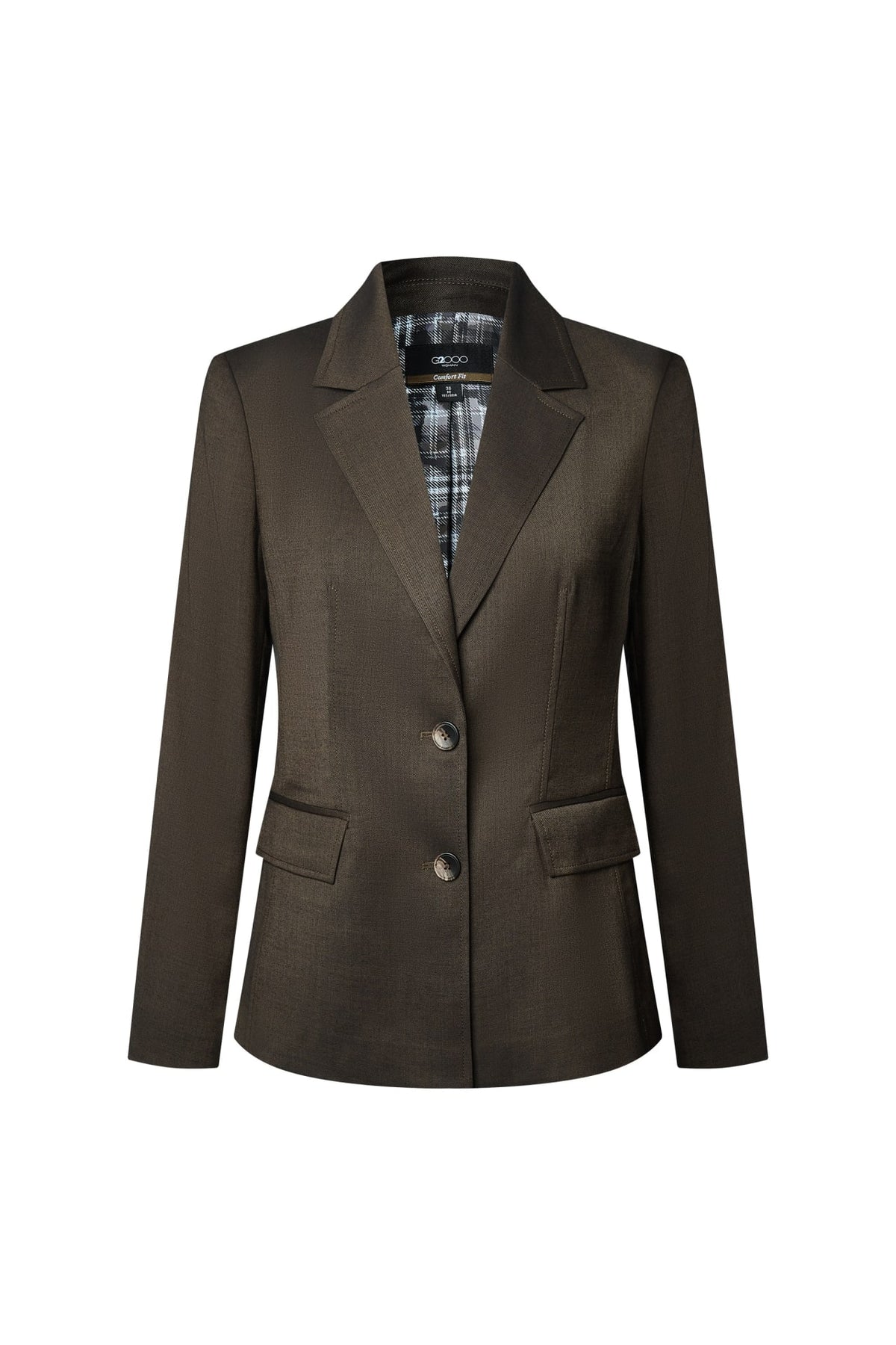 Wool Blend 2-Tone Comfort Fit Suit Blazer