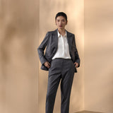 Wool Blend 2-Tone Comfort Fit Suit Blazer