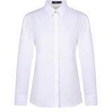 Modal Blend Twill Slim Fit Long Sleeve Shirt
