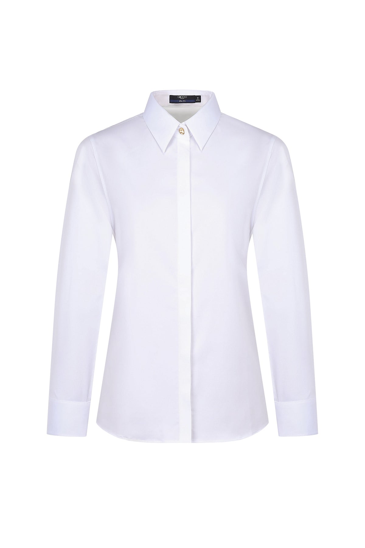 Modal Blend Twill Slim Fit Long Sleeve Shirt