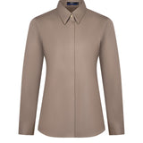 Modal Blend Twill Slim Fit Long Sleeve Shirt