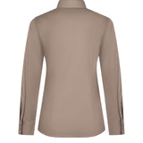 Modal Blend Twill Slim Fit Long Sleeve Shirt