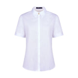 Modal Blend Twill Slim Fit Short Sleeve Shirt