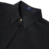 Modal Blend Twill Slim Fit Short Sleeve Shirt