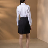 Easy Ironing Cotton Nylon Fine Twill Slim Fit Long Sleeve Shirt