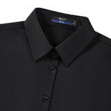 Easy Ironing Cotton Nylon Fine Twill Slim Fit Long Sleeve Shirt