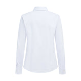 Easy Ironing Opaque UV Protection Fine Twill Slim Fit Long Sleeve Shirt with Detachable Bow Tie