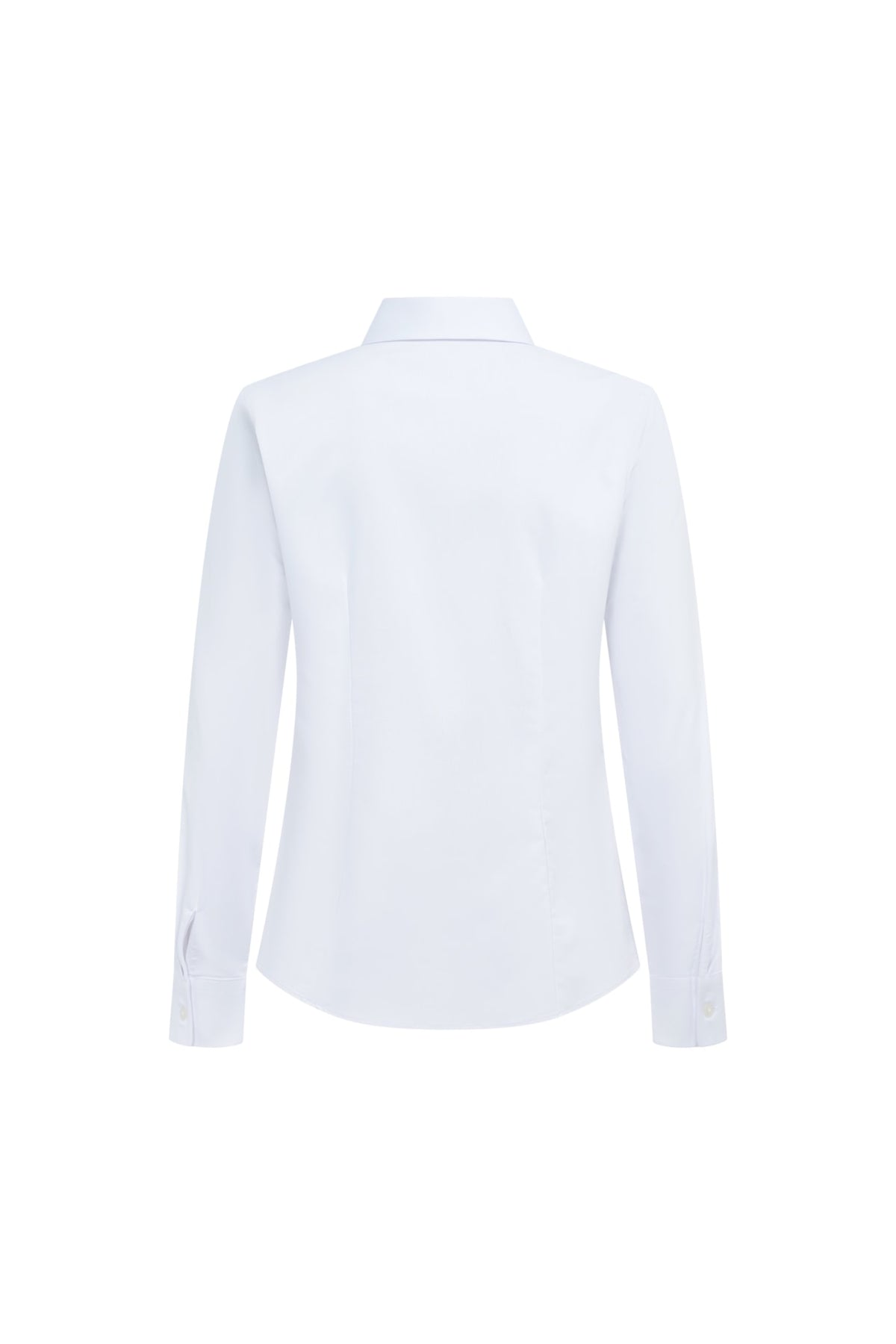 Easy Ironing Opaque UV Protection Fine Twill Slim Fit Long Sleeve Shirt with Detachable Bow Tie