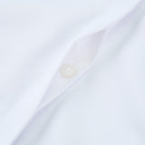 Easy Ironing Opaque UV Protection Fine Twill Slim Fit Long Sleeve Shirt with Detachable Bow Tie