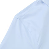 Easy Ironing Opaque UV Protection Fine Twill Slim Fit Long Sleeve Shirt with Detachable Bow Tie
