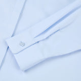 Easy Ironing Opaque UV Protection Fine Twill Slim Fit Long Sleeve Shirt with Detachable Bow Tie
