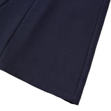 Poly Cavalry Twill Fit & Flare V-Neck Dress with Belt