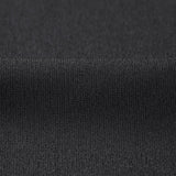Poly Ottoman Wrap Front A-Shape V-Neck Dress