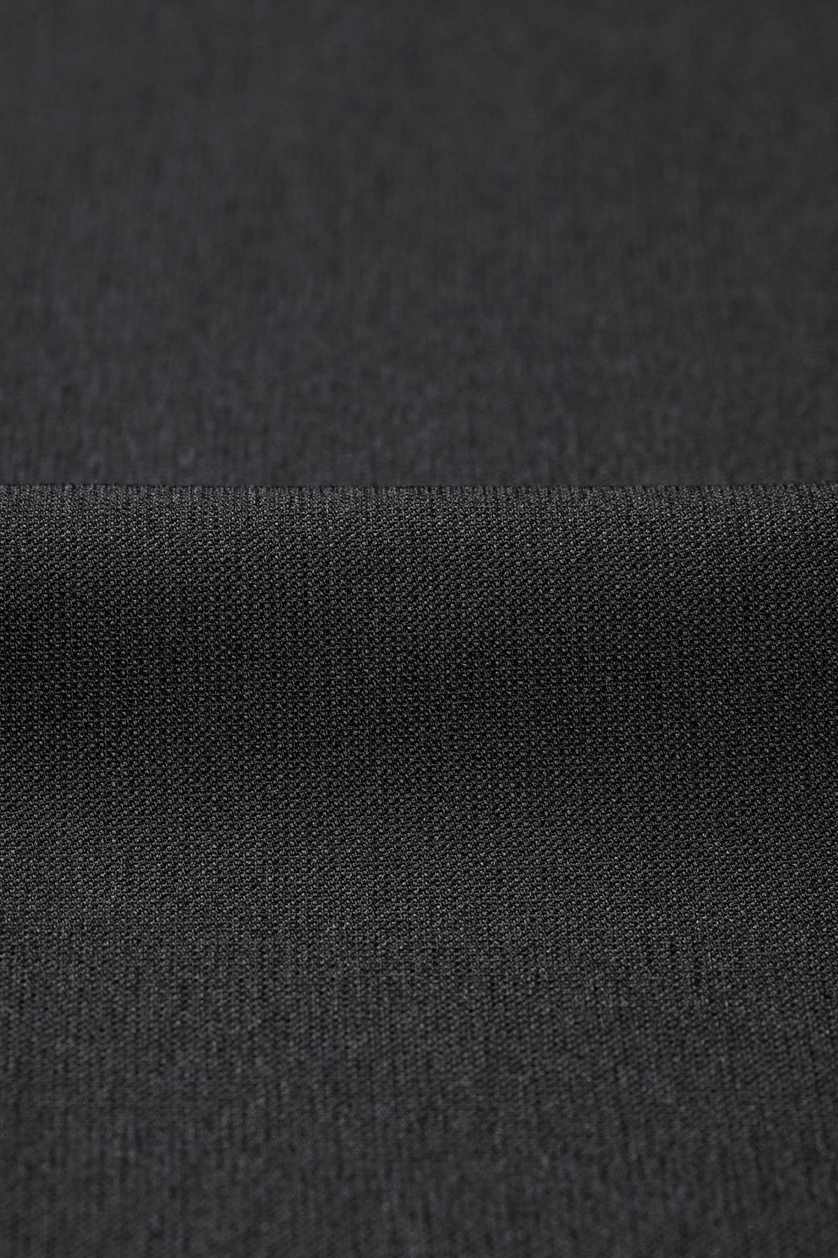 Poly Ottoman Wrap Front A-Shape V-Neck Dress