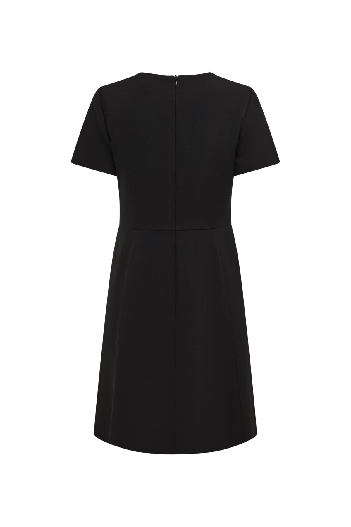 Three Proof Finish A-Shape Round Neck Dress