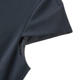 Poly Cavalry Twill Warp Front Comfort Fitted V-Neck Dress