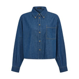 Cottom Denim Oversize Fit Casual Shirt